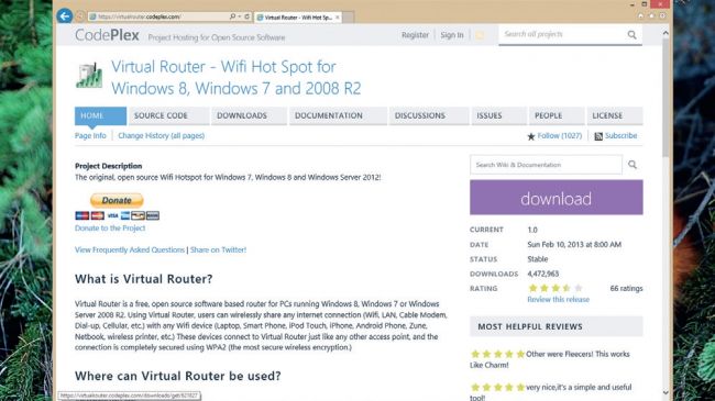 download virtual router