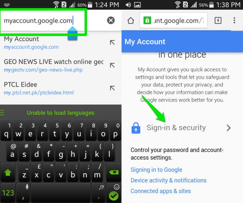 cara ganti password gmail dari smartphone 1