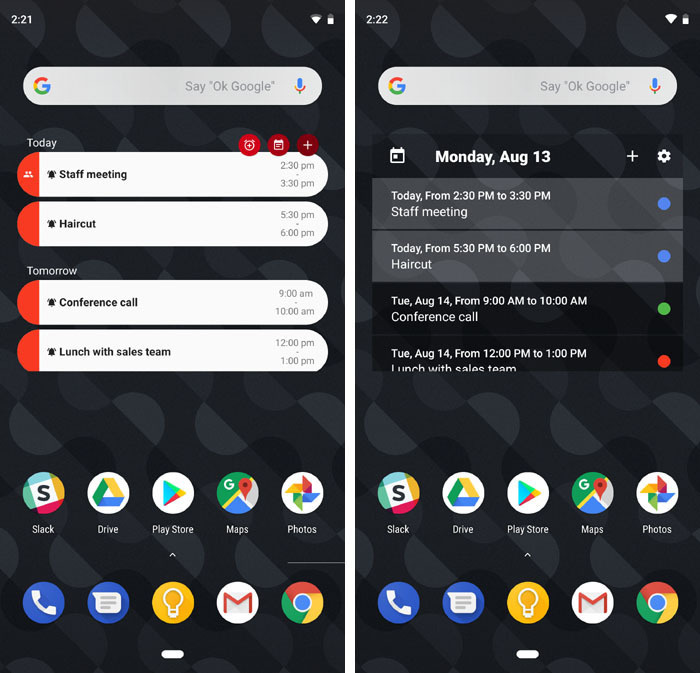 android widget