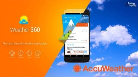 Aplikasi Cuaca Android - Accuweather & Weather 360