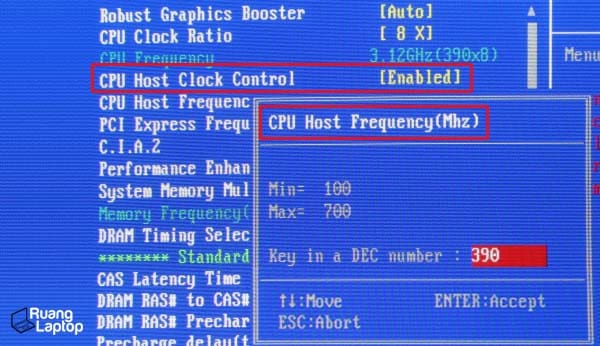 CPU Host Clock Control BIOS