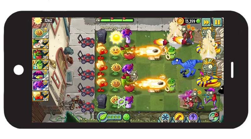 Plants vs Zombies 2 android