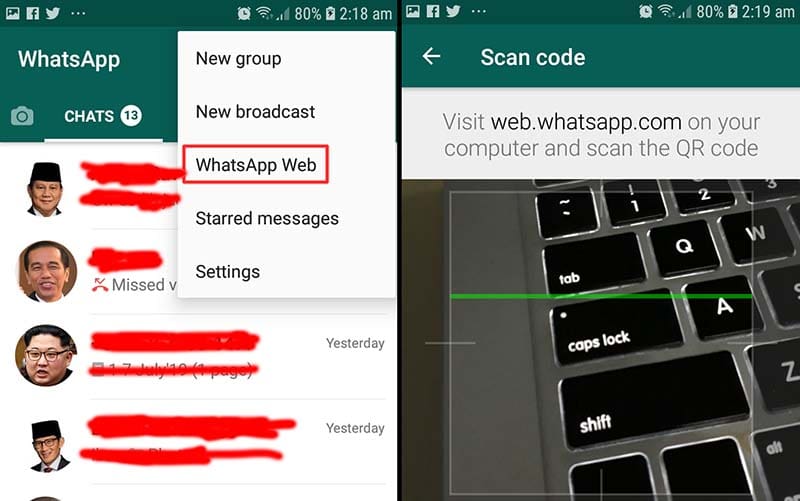 Whatsapp Web Smartphone