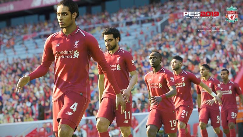 PES 2019 Liverpool Mo Salah poster