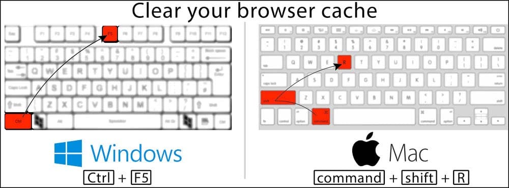 bersihkan cache dari keyboard