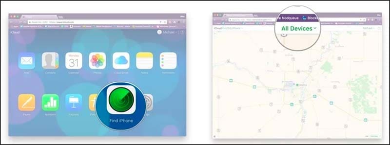 menggunakan find my iphone di browser