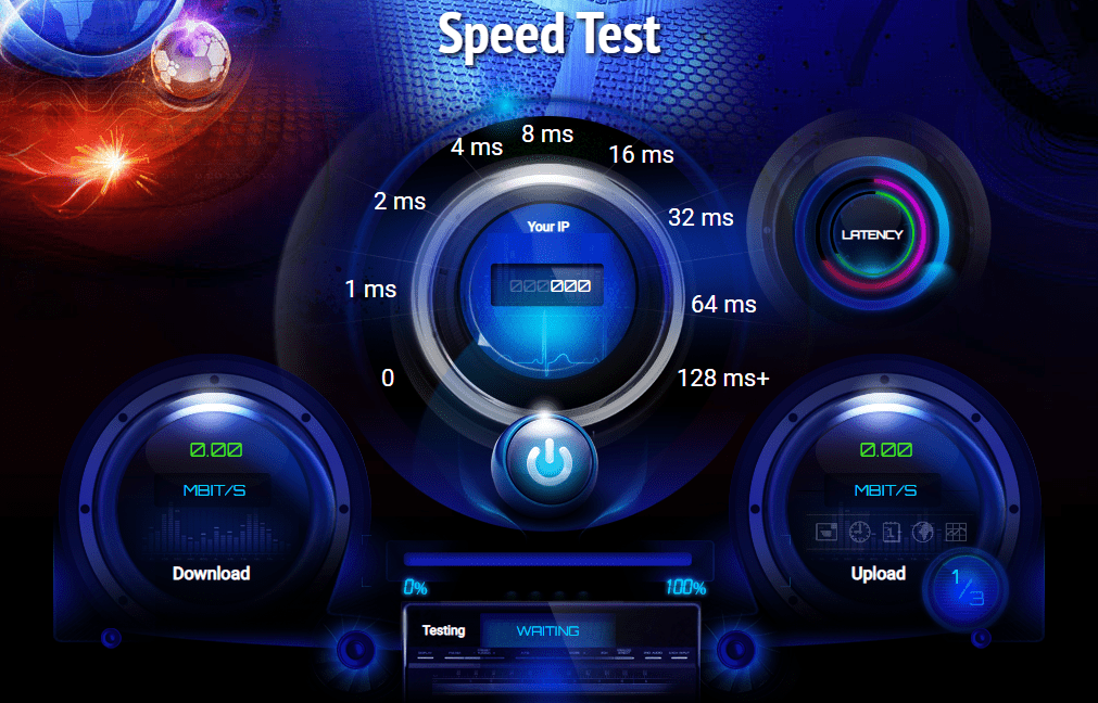 cara cek kecepatan internet Ping-test.net