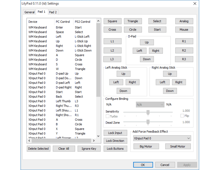 pcsx2 cant use keyboard or controller
