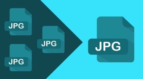 Menggabungkan file JPG