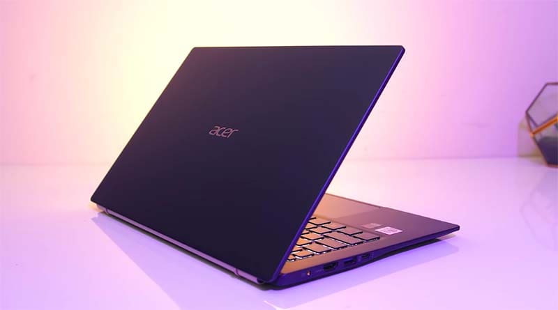 Acer 2020. Acer Swift 5 фиолетовый.