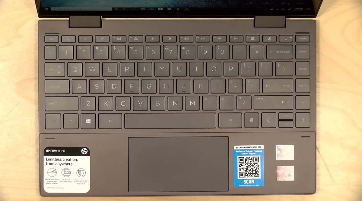 HP ENVY X360 Keyboard