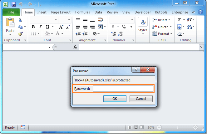 Jenis-Jenis Password Microsoft Excel