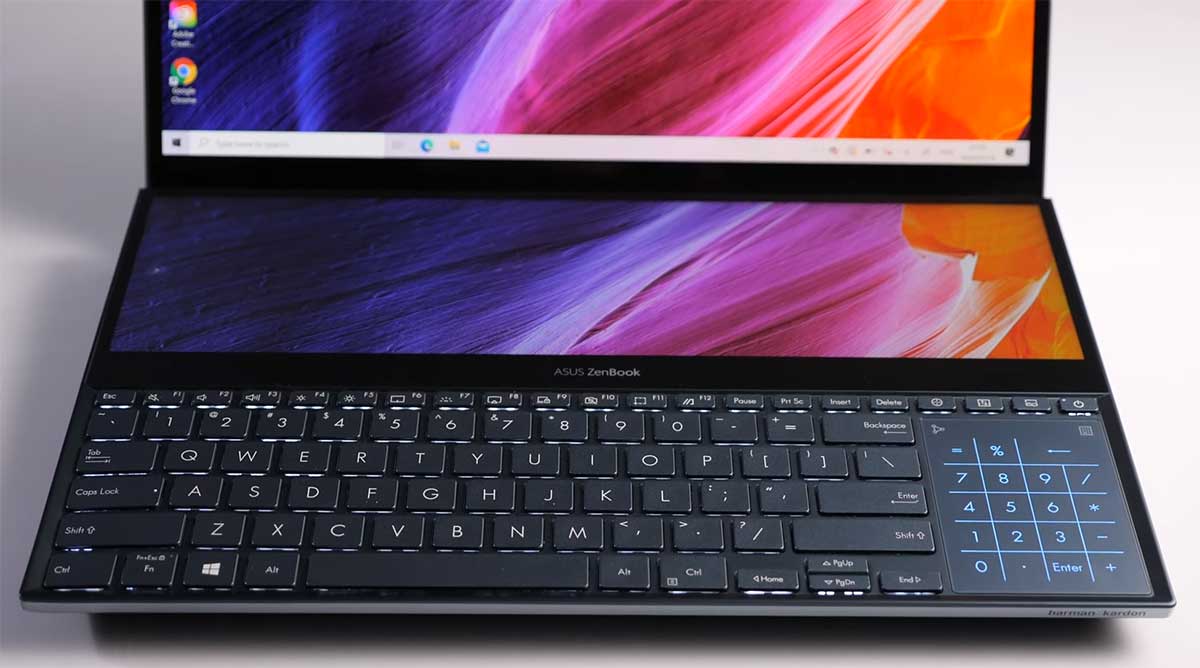 asus zenbook pro duo keyboard