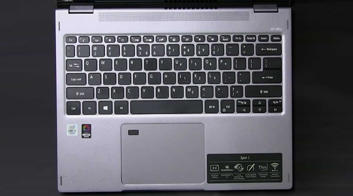 Acer-Spin-5-(2020)-keyboard